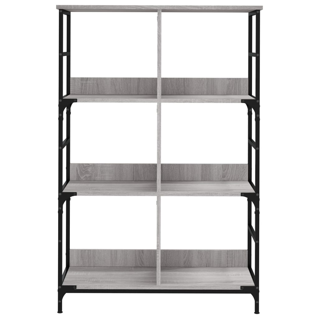 Bokhylle Sonoma Grå 78,5x33x117,5 cm