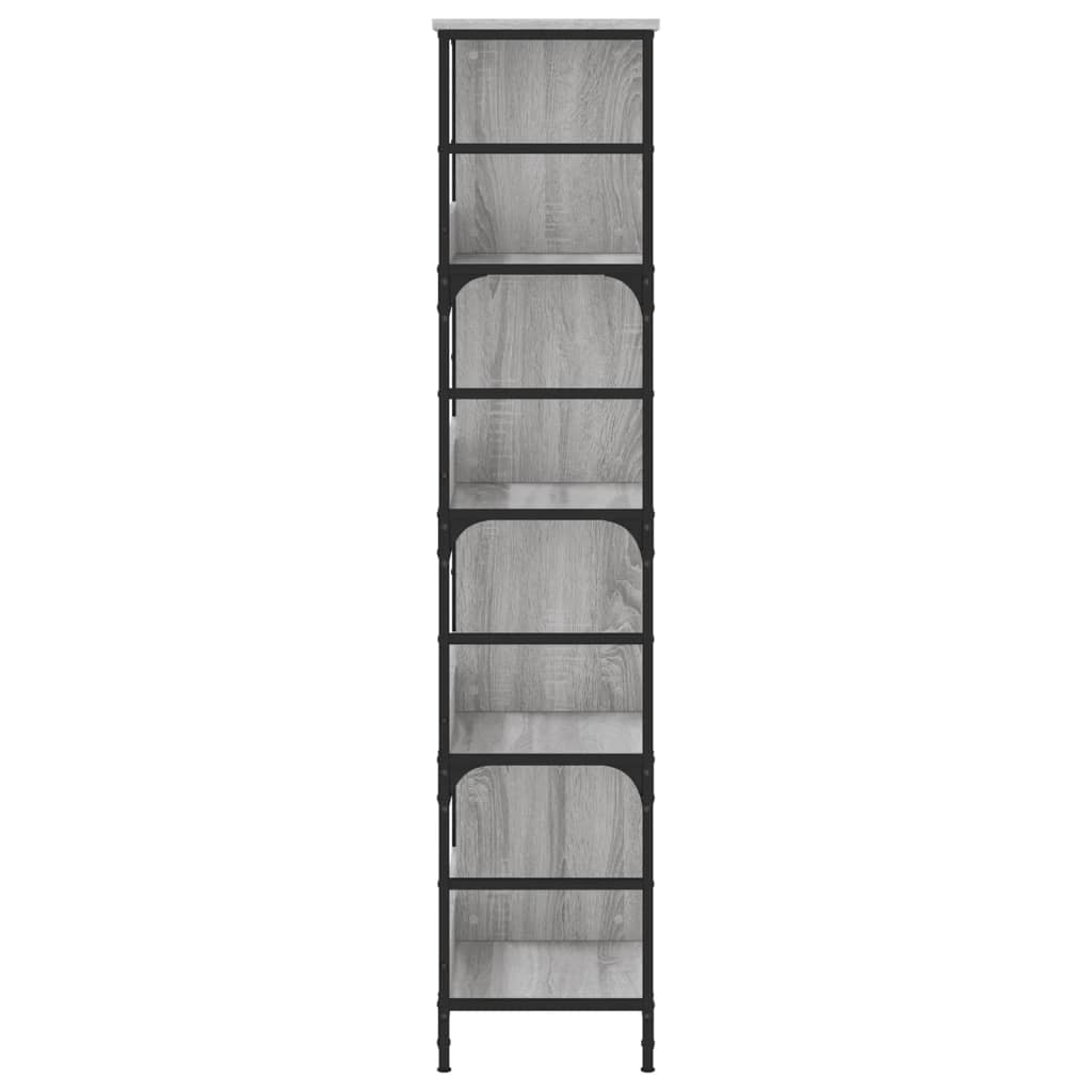 Bokhylle Sonoma Grå 78,5x33x153 cm