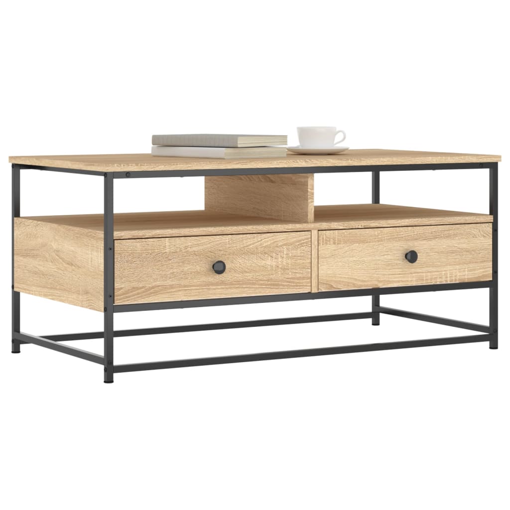 Salongbord Sofabord Sonoma Eik 100x51x45 cm