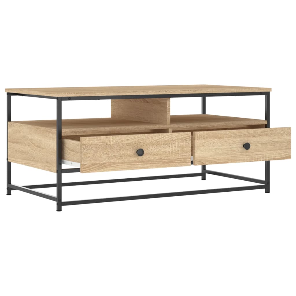 Salongbord Sofabord Sonoma Eik 100x51x45 cm