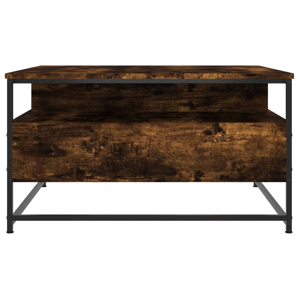 Salongbord Sofabord Røkt Eik 80x80x45 cm
