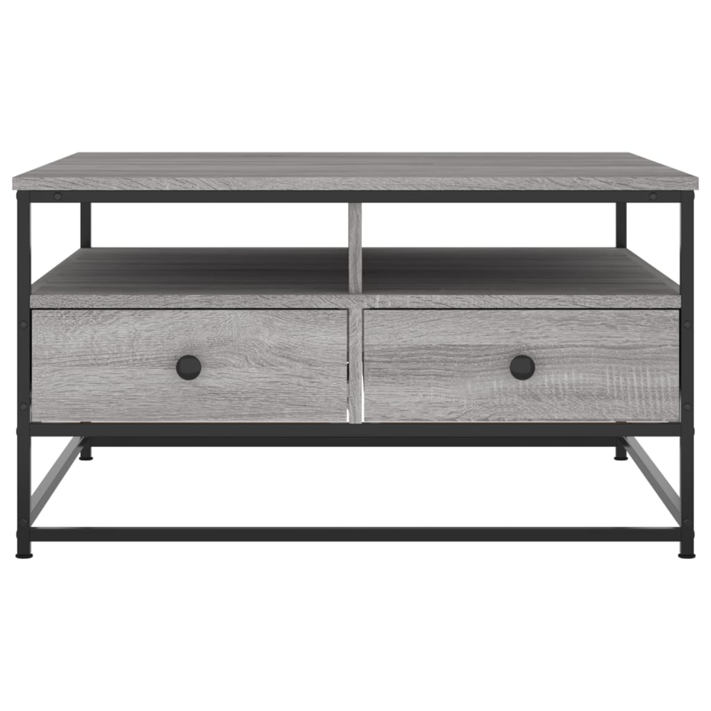Salongbord Sofabord Sonoma Grå 80x80x45 cm