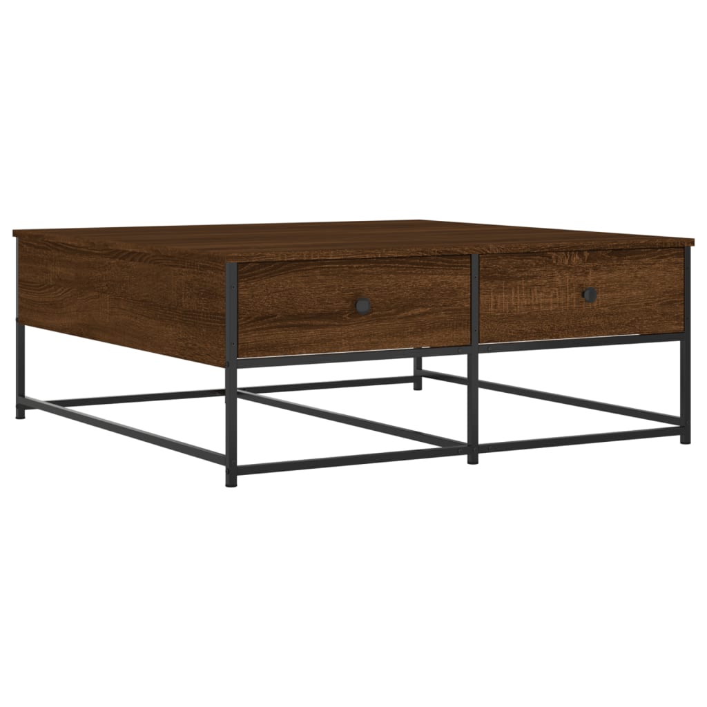 Salongbord Sofabord Brun Eik 100x99x40 cm