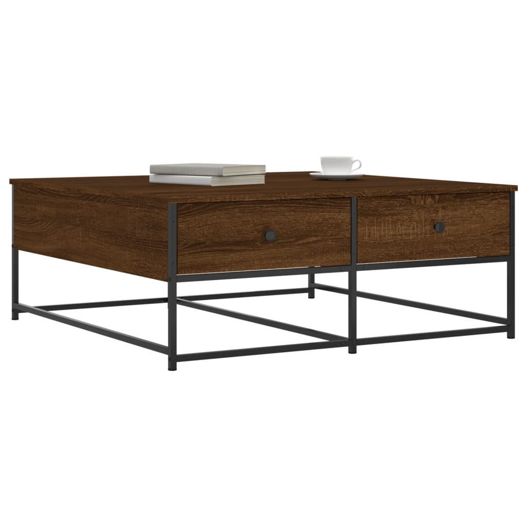 Salongbord Sofabord Brun Eik 100x99x40 cm