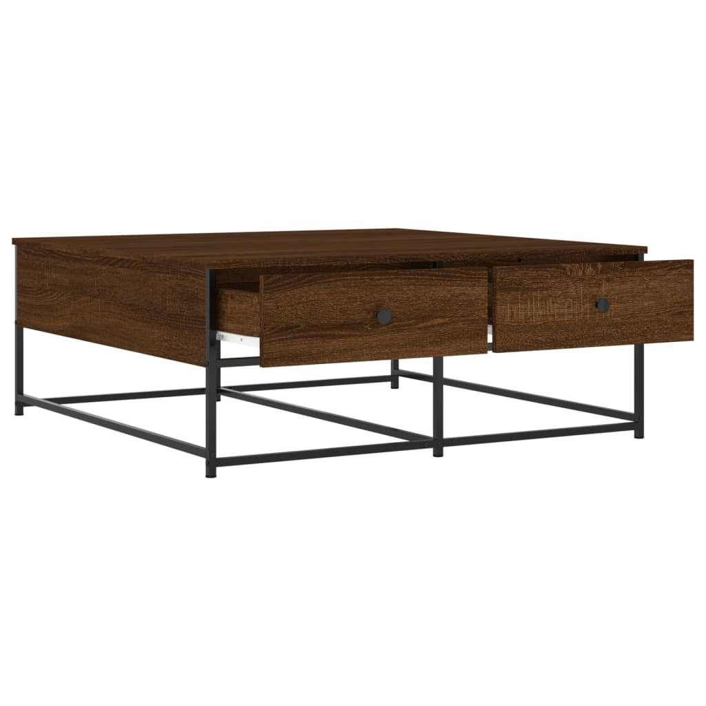 Salongbord Sofabord Brun Eik 100x99x40 cm