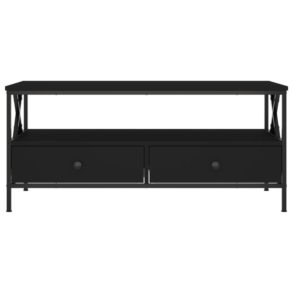 Salongbord Sofabord Svart 100x51x45 cm