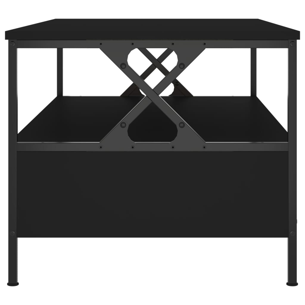 Salongbord Sofabord Svart 100x51x45 cm