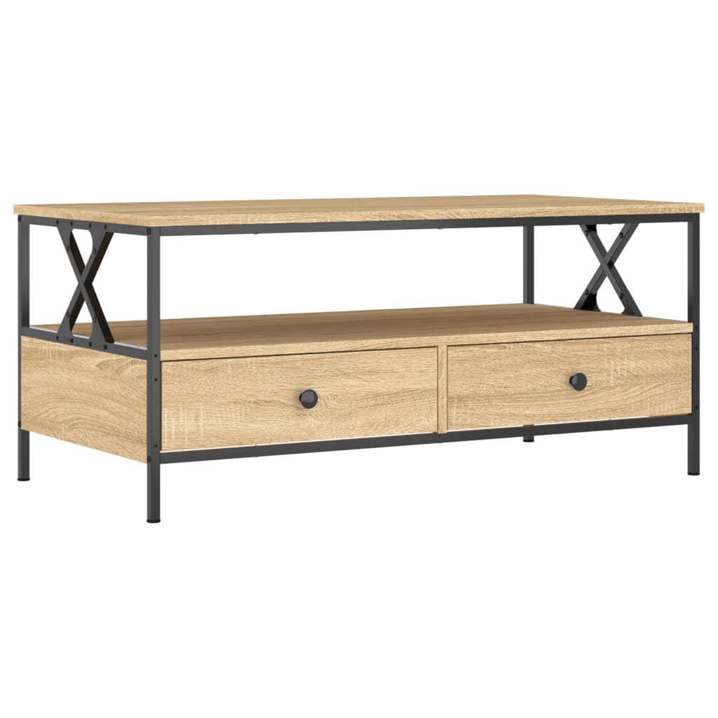 Salongbord Sofabord Sonoma Eik 100x51x45 cm
