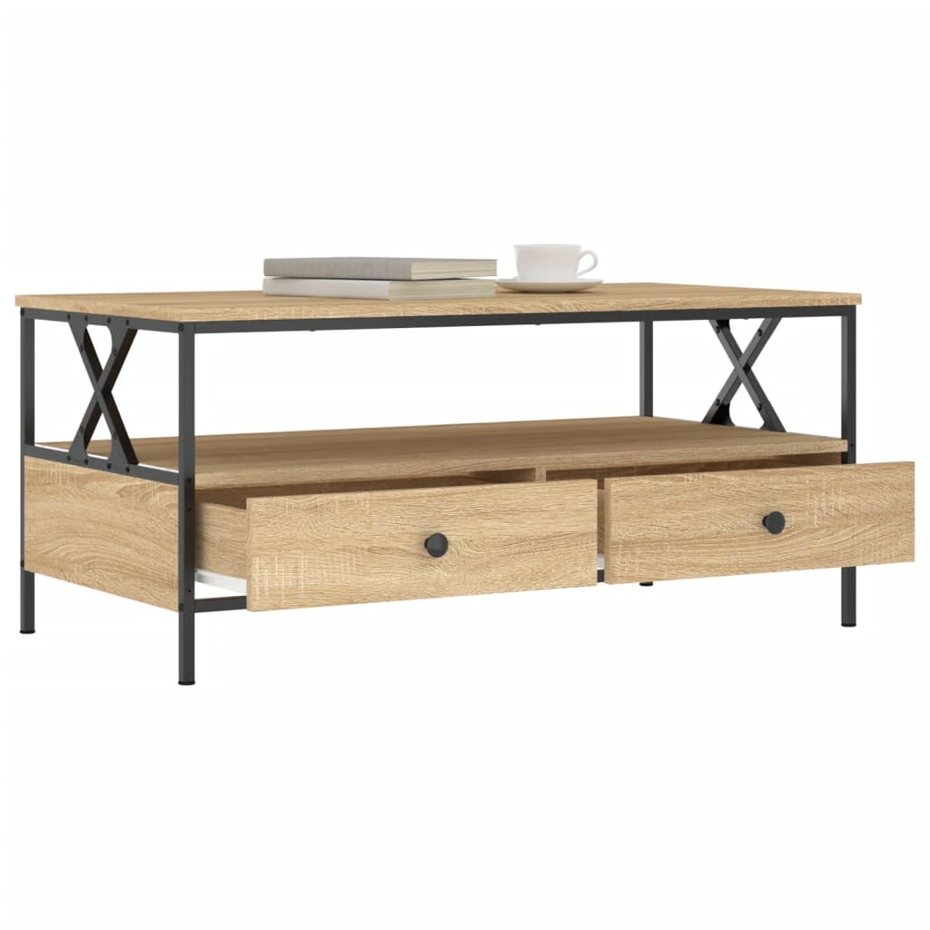 Salongbord Sofabord Sonoma Eik 100x51x45 cm