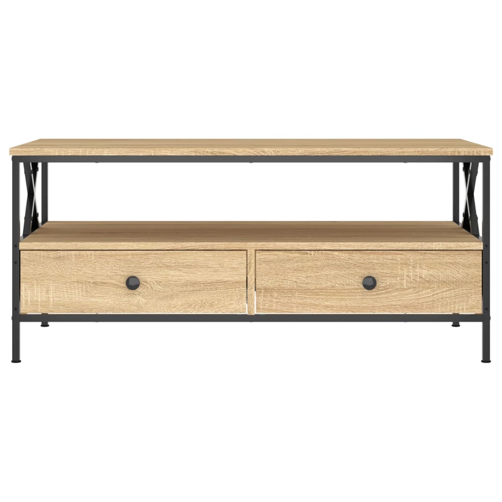 Salongbord Sofabord Sonoma Eik 100x51x45 cm