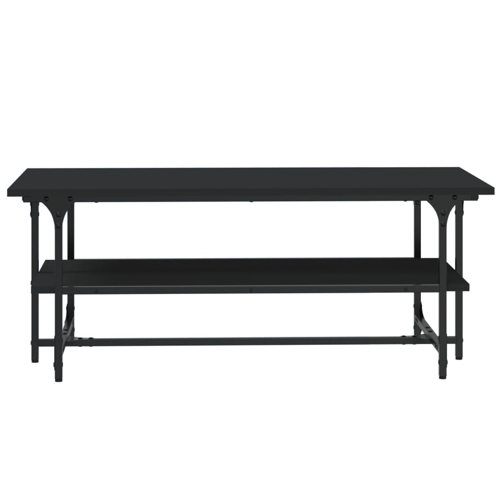 Salongbord Sofabord Svart 100x50x40 cm