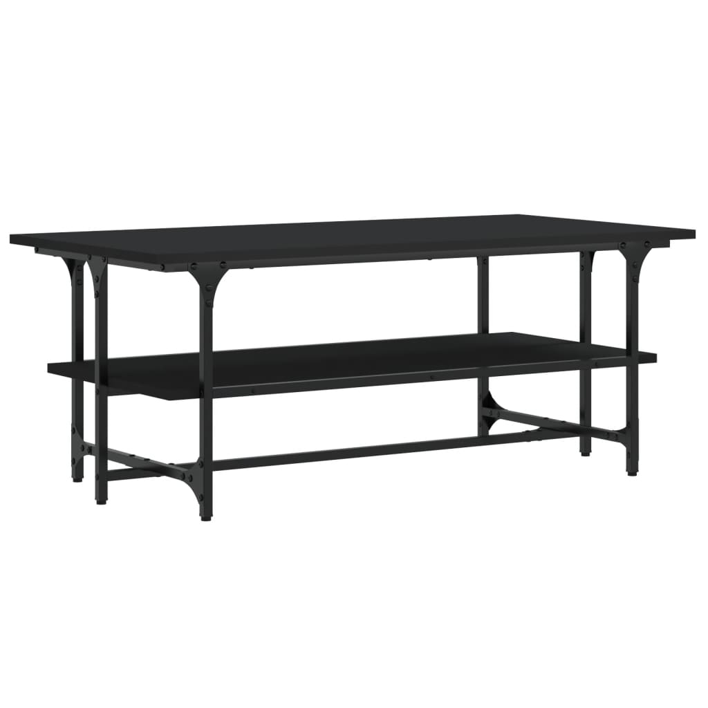 Salongbord Sofabord Svart 100x50x40 cm