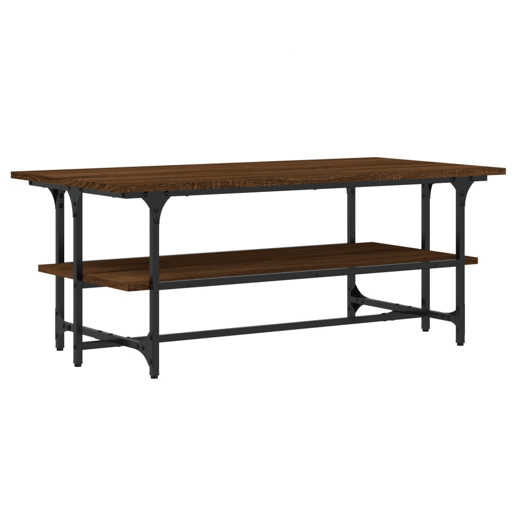 Salongbord Sofabord Brun Eik 100x50x40 cm