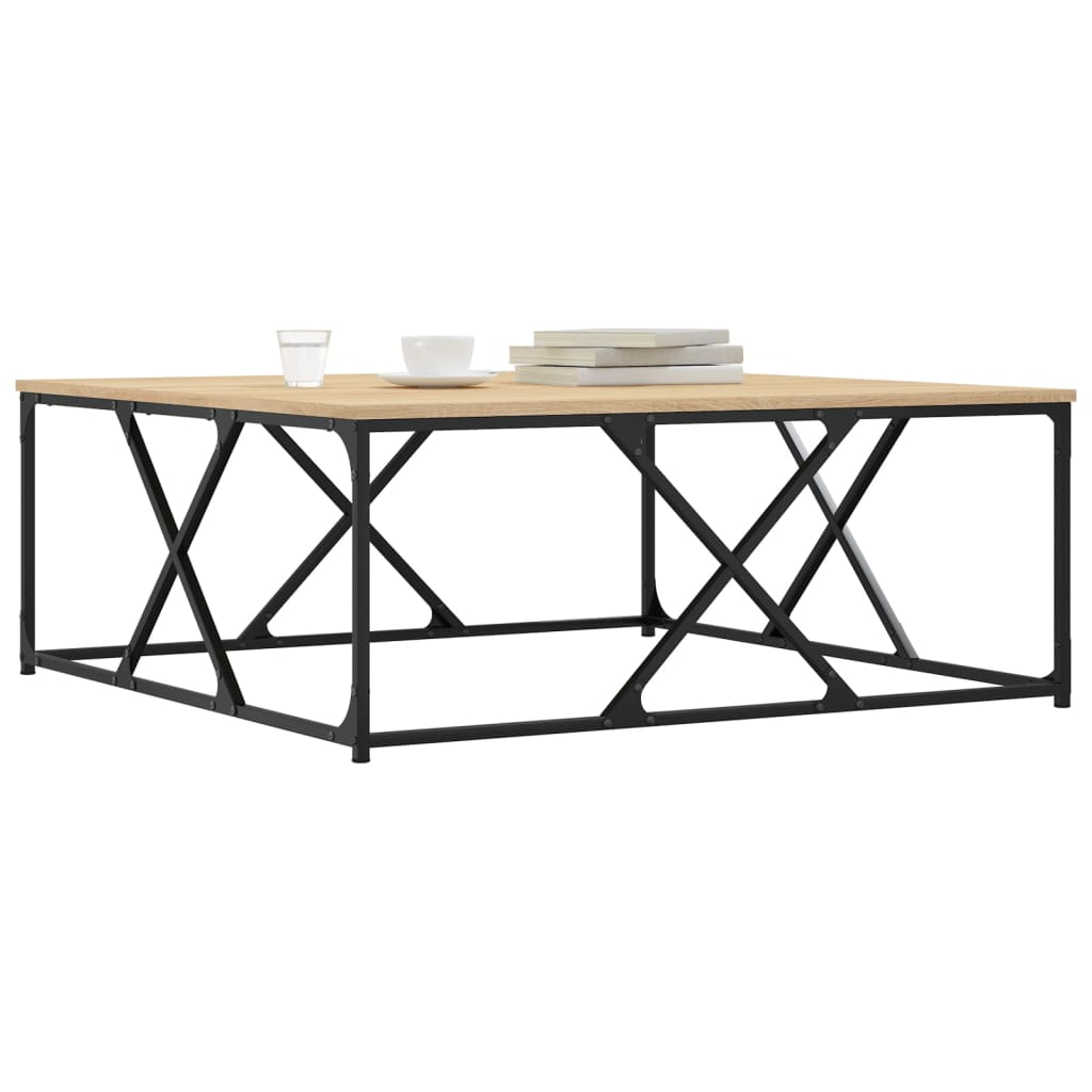 Salongbord Sofabord Sonoma Eik 100x100x40 cm