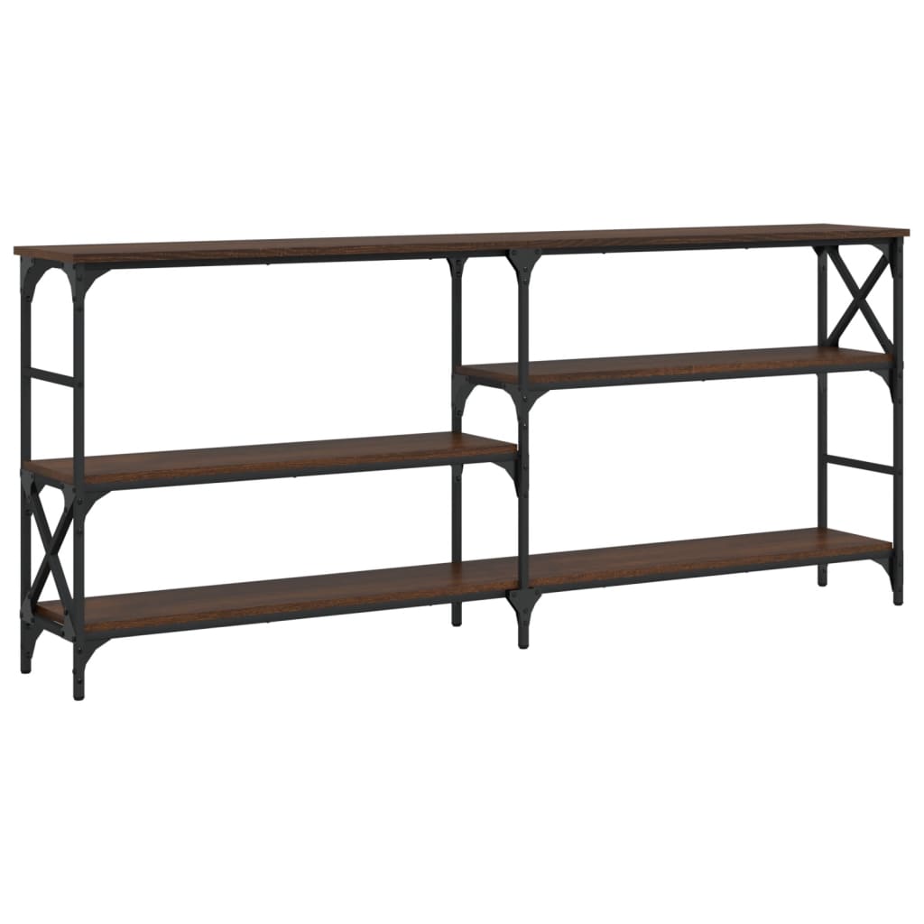 Avlastningsbord konsollbord Brun Eik 180x29x76,5 cm