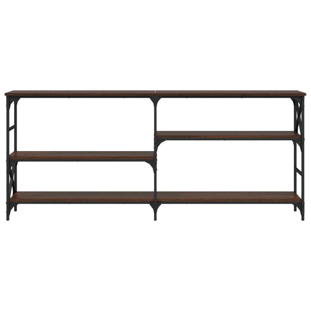 Avlastningsbord konsollbord Brun Eik 180x29x76,5 cm