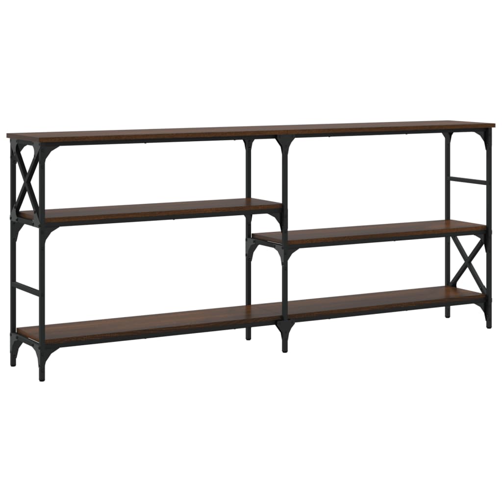 Avlastningsbord konsollbord Brun Eik 180x29x76,5 cm