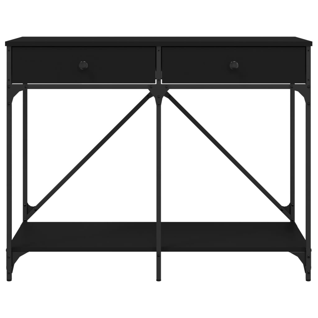 Avlastningsbord Konsollbord Svart 100x39x78,5 cm