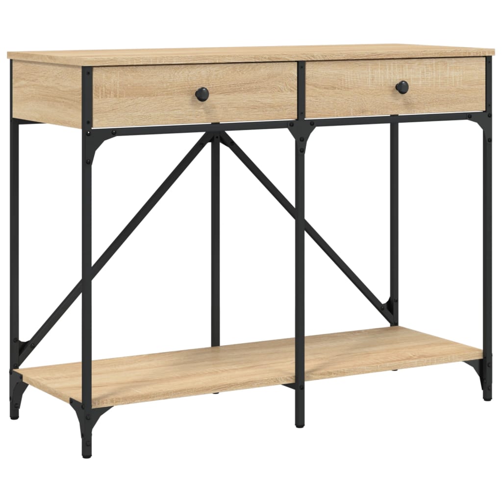 Avlastningsbord Konsollbord Sonoma Eik 100x39x78,5 cm