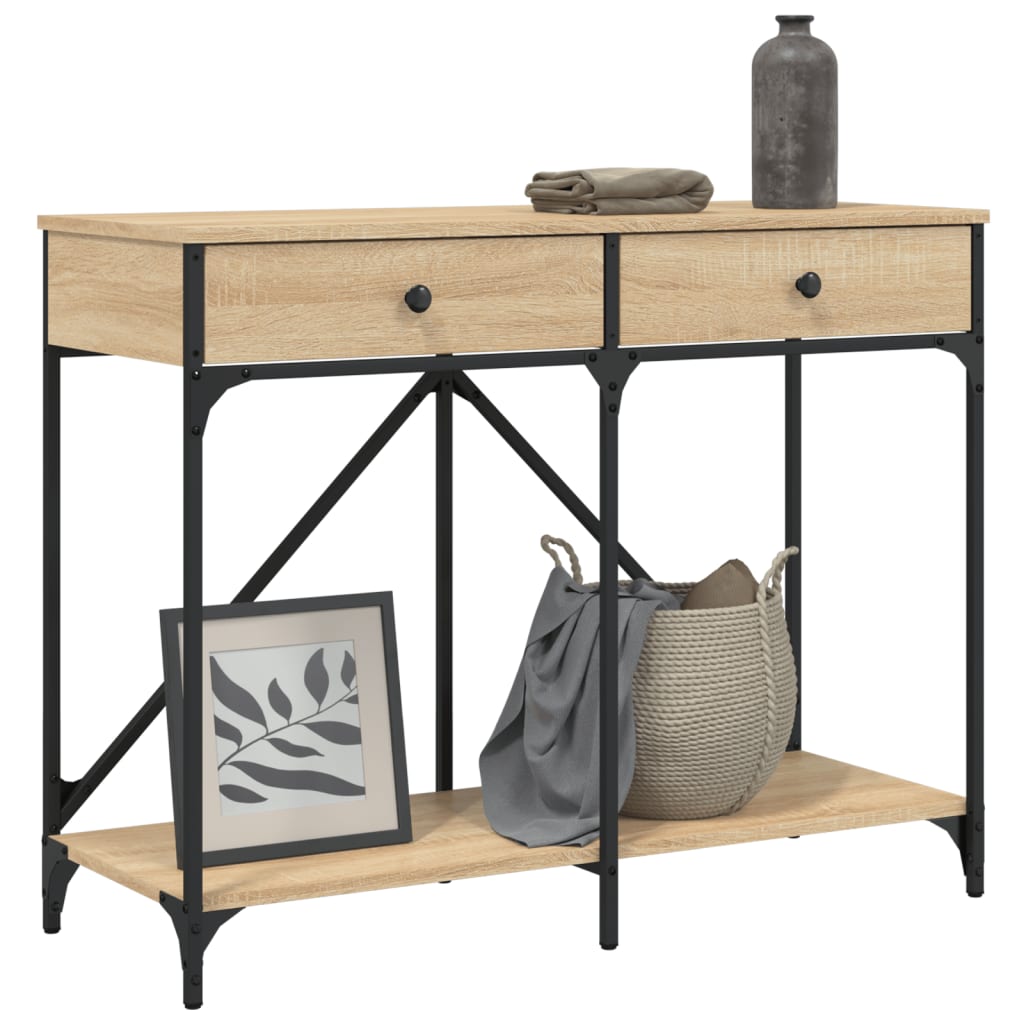 Avlastningsbord Konsollbord Sonoma Eik 100x39x78,5 cm