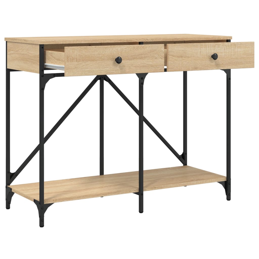 Avlastningsbord Konsollbord Sonoma Eik 100x39x78,5 cm