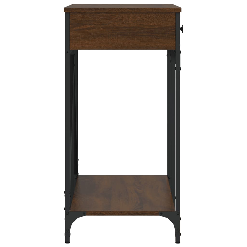 Avlastningsbord konsollbord Brun Eik 100x39x78,5 cm