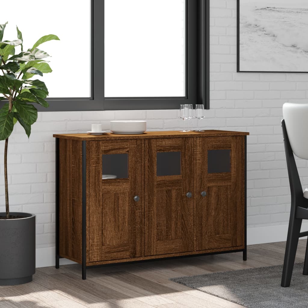 Kommode Brun Eik 100x35x70 cm