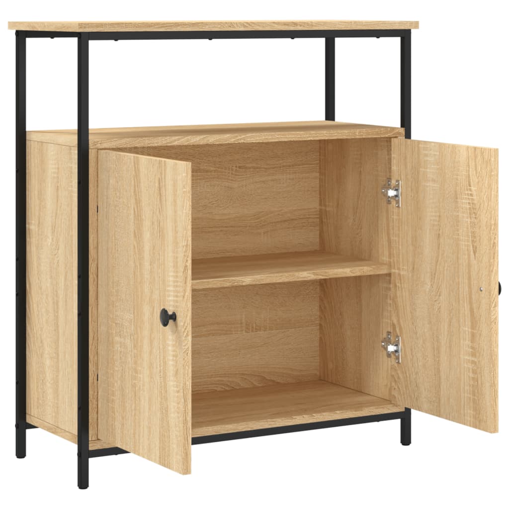 Skjenk sonoma eik 70x30x80 cm konstruert tre
