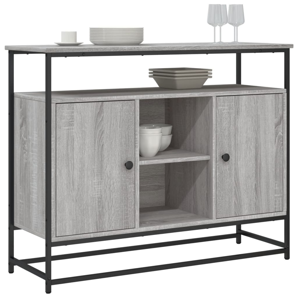 Kommode Sonoma Grå 100x35x80 cm