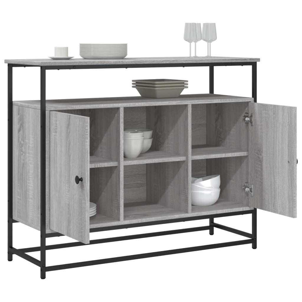 Kommode Sonoma Grå 100x35x80 cm