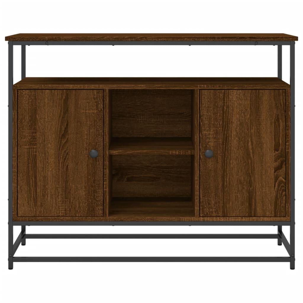 Kommode Brun Eik 100x35x80 cm