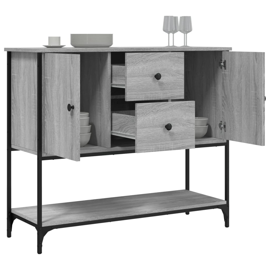 Skjenk Sonoma Grå 100x36x85 cm