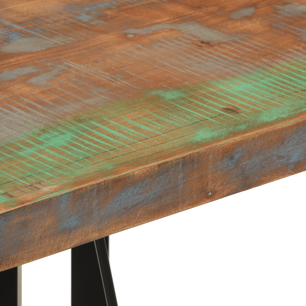 Barbord 55x55x107 cm heltre akasie og jern