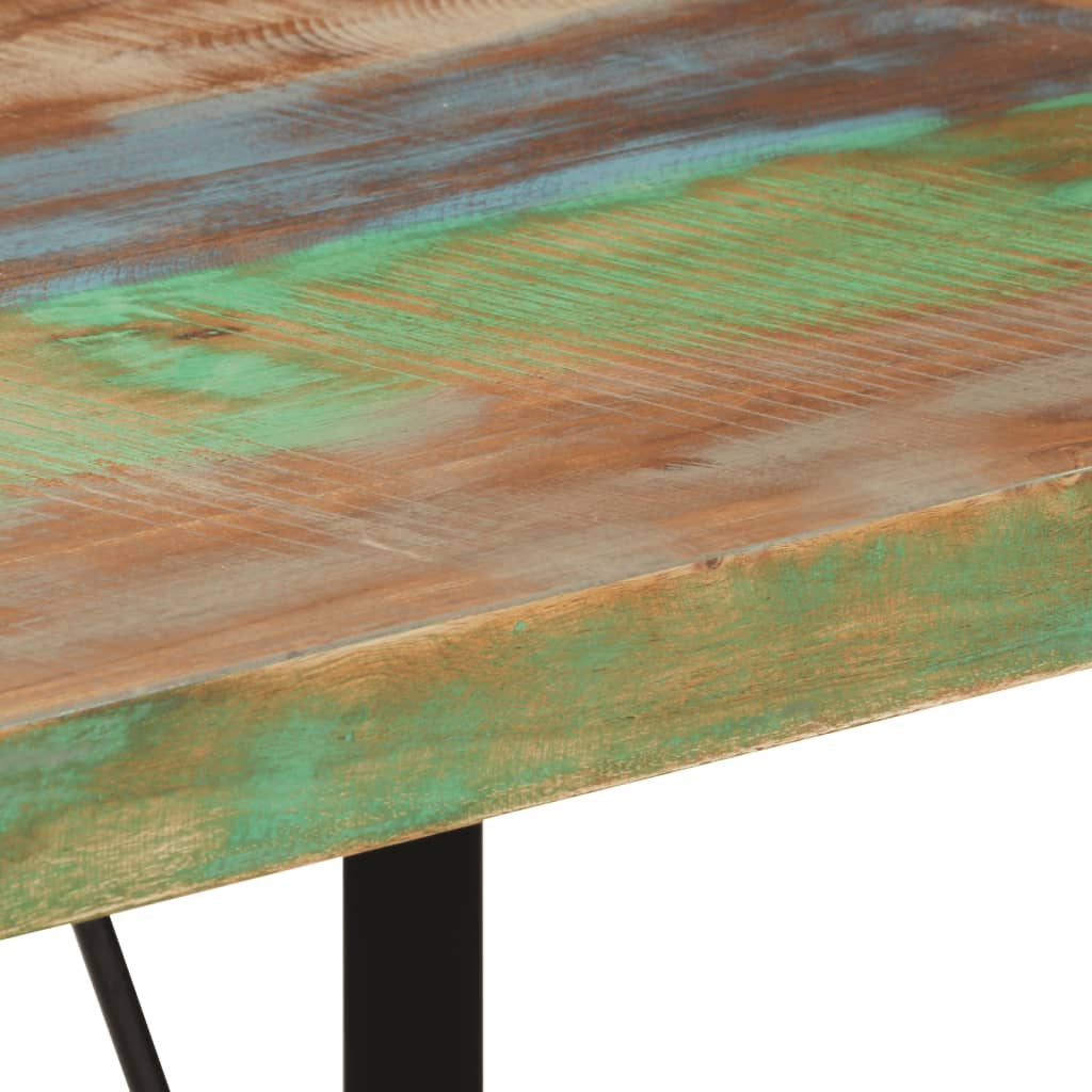 Barbord 110x55x107 cm gjenvunnet heltre og jern