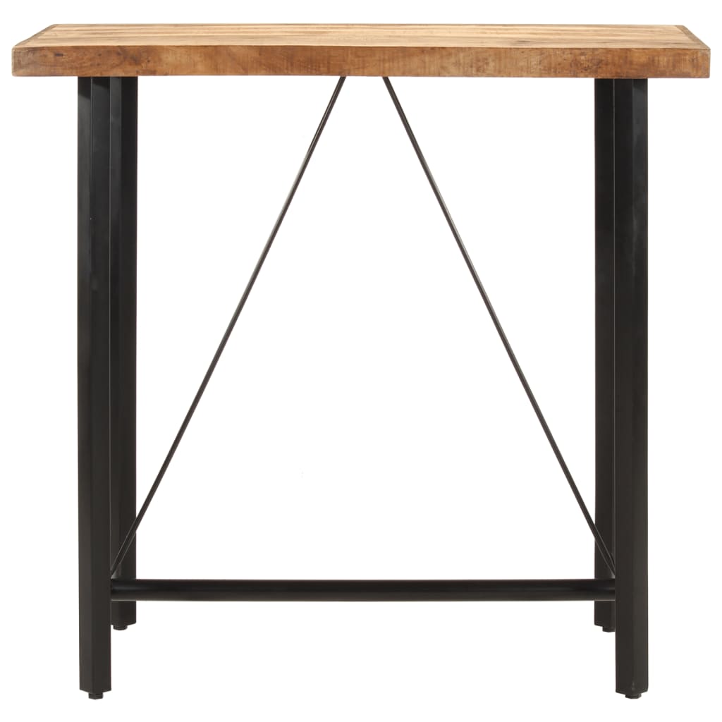 Barbord 110x55x107 cm heltre mango og jern
