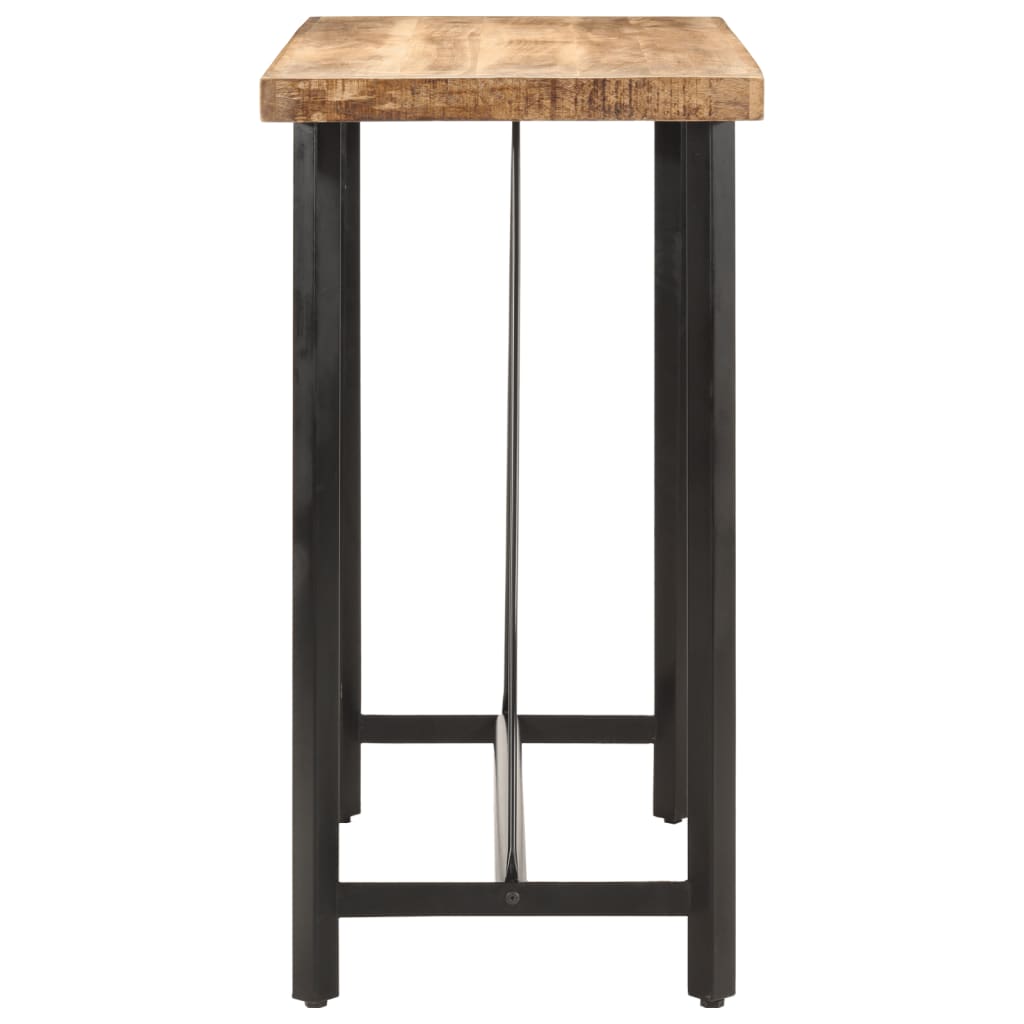 Barbord 110x55x107 cm heltre mango og jern