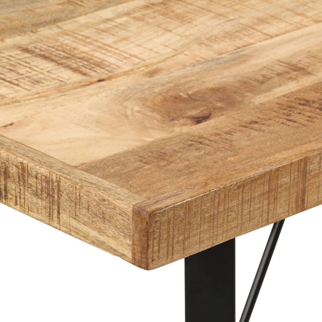 Barbord 110x55x107 cm heltre mango og jern