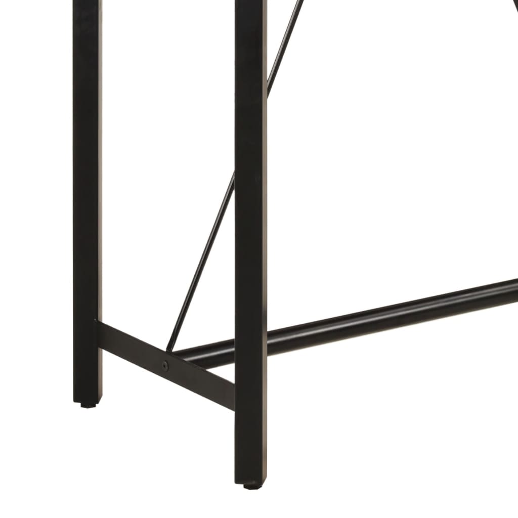 Barbord 110x55x107 cm heltre mango og jern