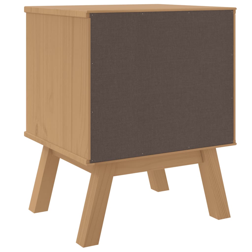 Nattbord Sengbord Brun OLDEN heltre furu
