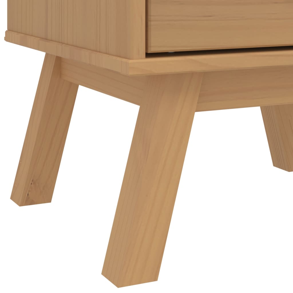 Nattbord Sengbord Brun OLDEN heltre furu