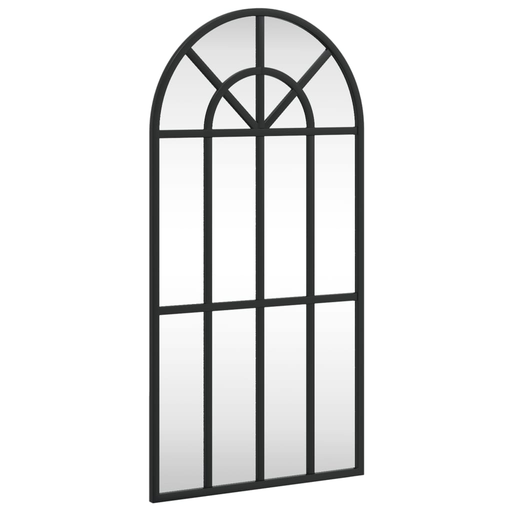 Veggspeil Svart 30x60 cm buet jern