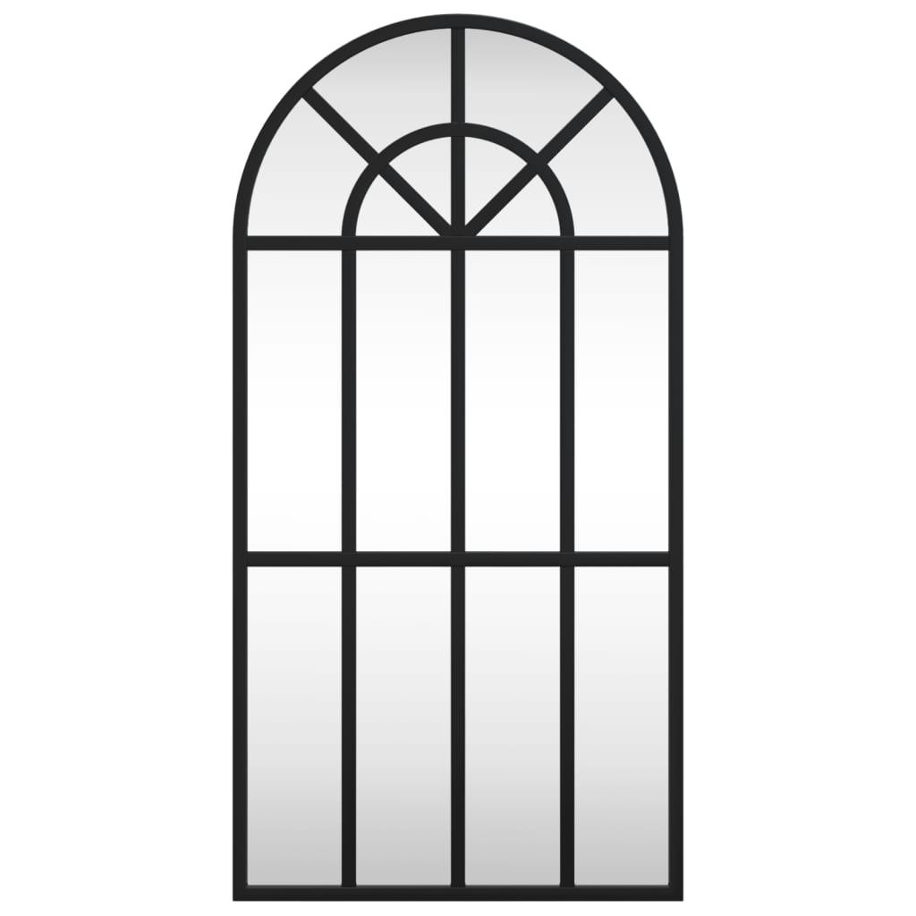 Veggspeil Svart 30x60 cm buet jern