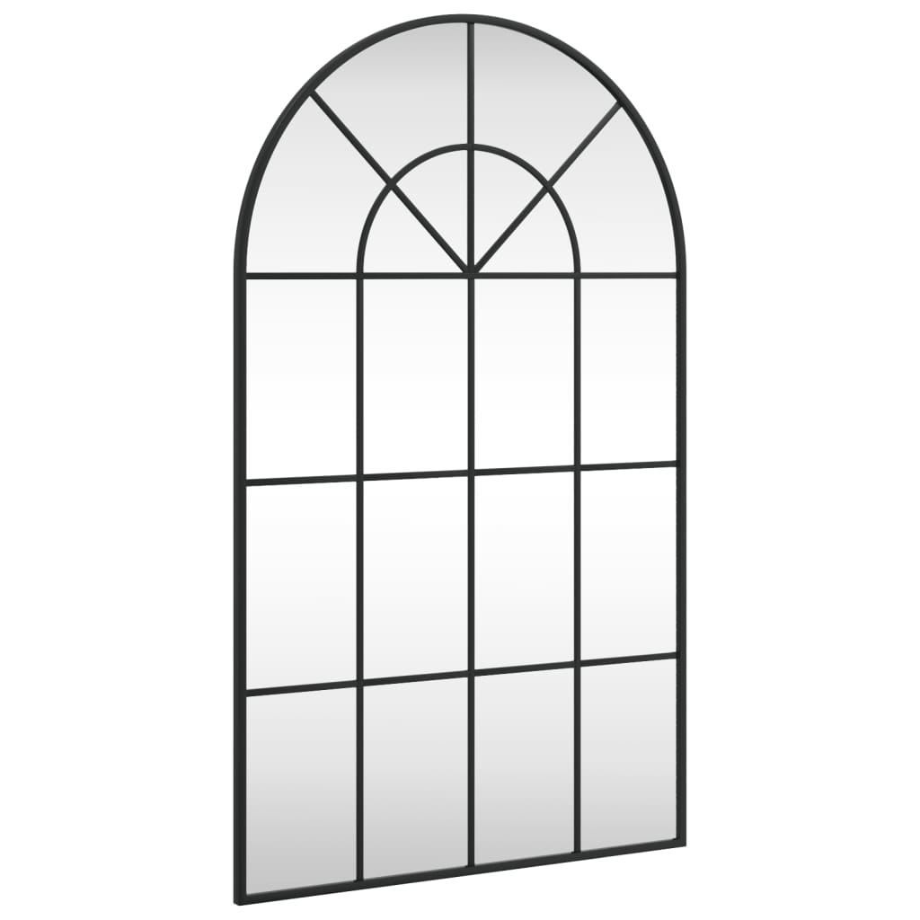 Veggspeil Svart 60x100 cm buet jern