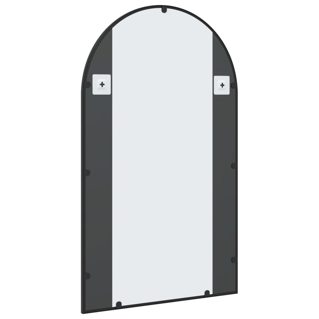 Veggspeil Svart 60x100 cm buet jern