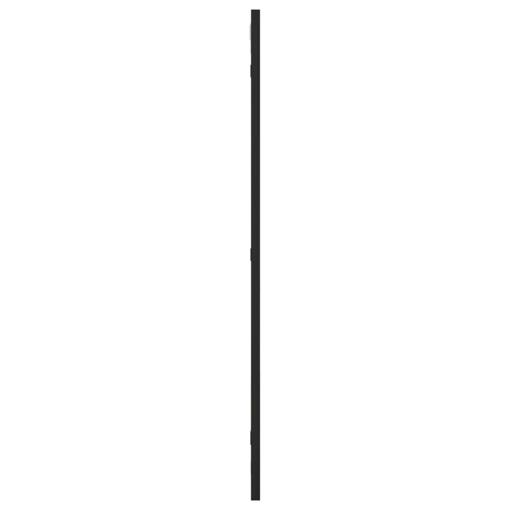 Veggspeil Svart 40x80 cm rektangel jern