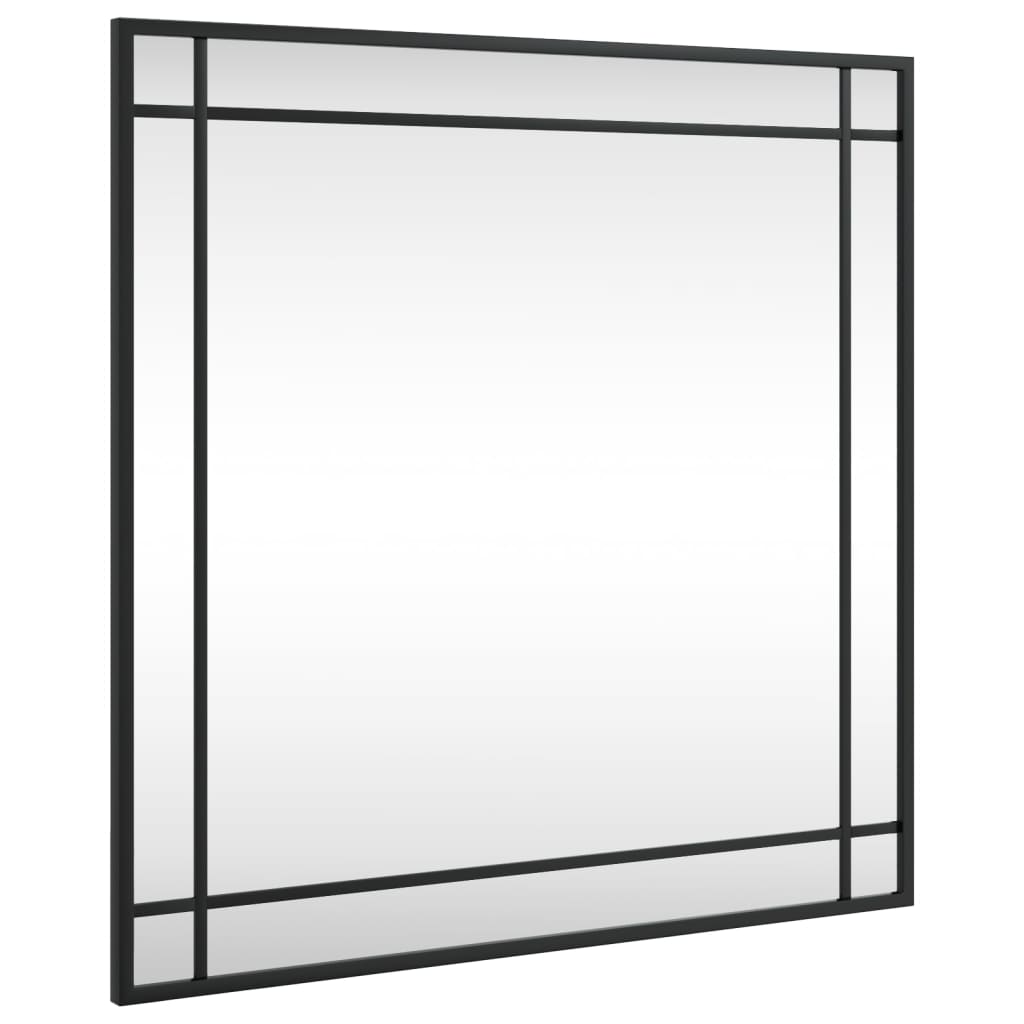 Veggspeil Svart 60x60 cm rektangel jern