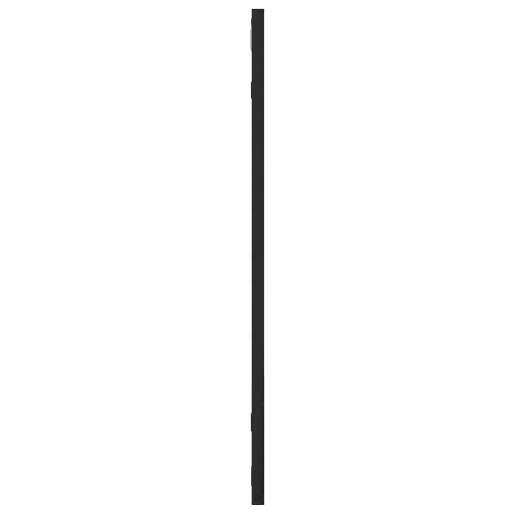 Veggspeil Svart 60x60 cm rektangel jern