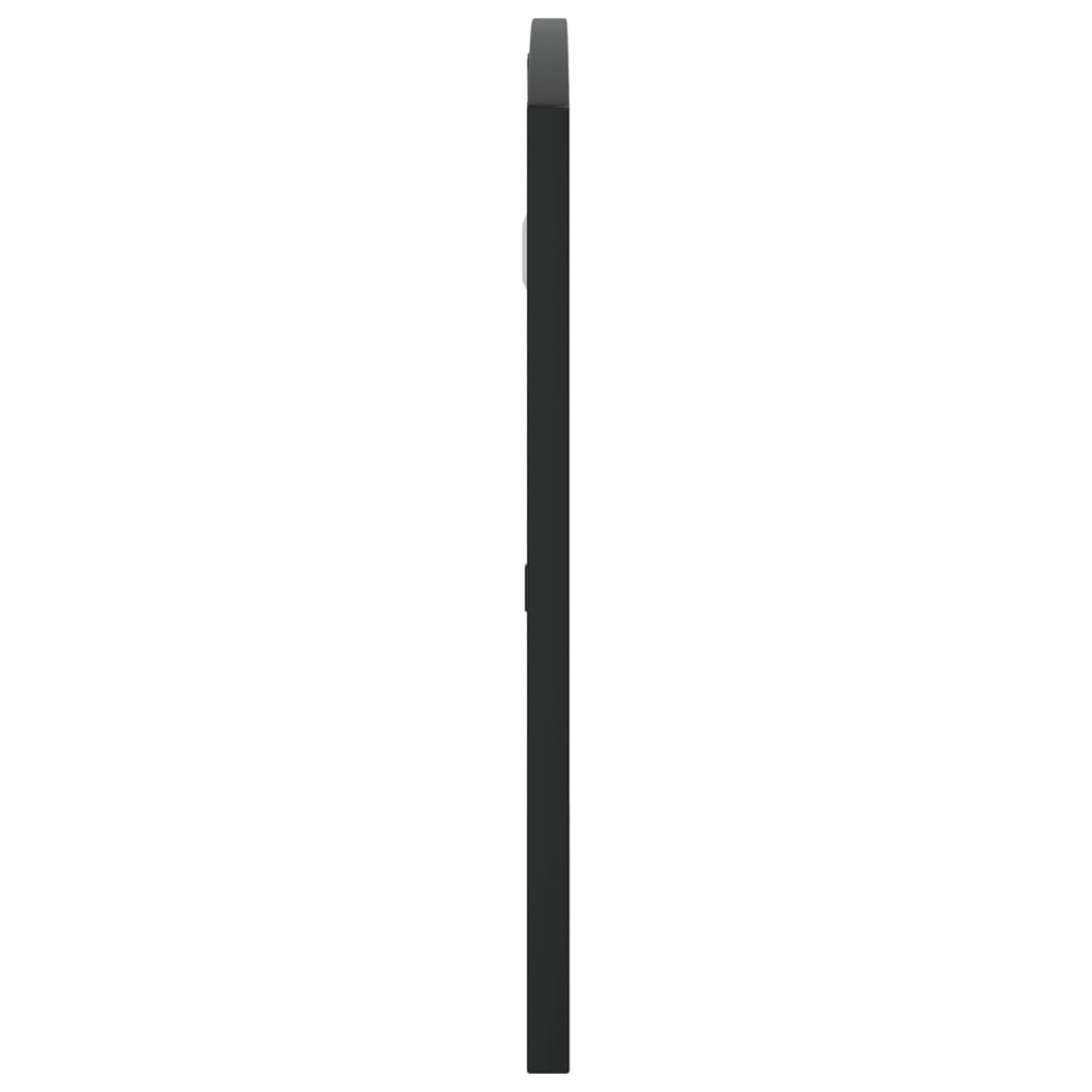 Veggspeil Svart 80x40 cm buet jern