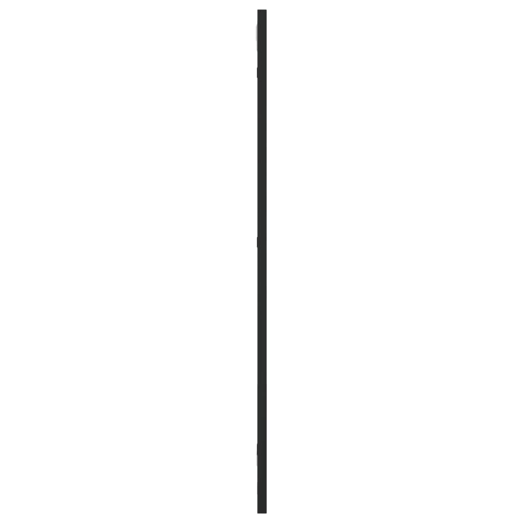 Veggspeil Svart 30x80 cm rektangel jern