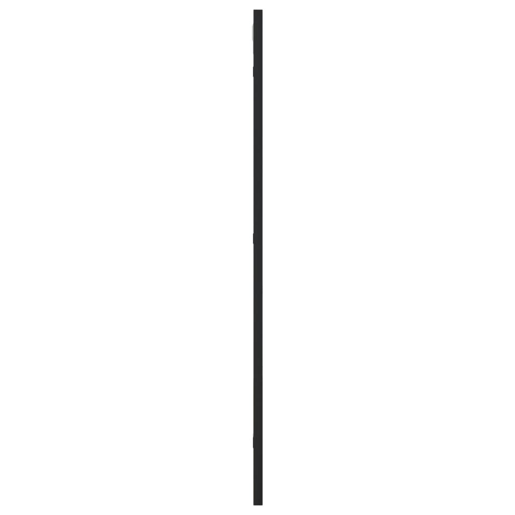 Veggspeil Svart 40x80 cm rektangel jern